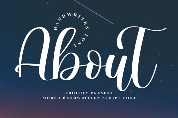 About: The Casual Handwritten Typeface for Modern Campaigns
