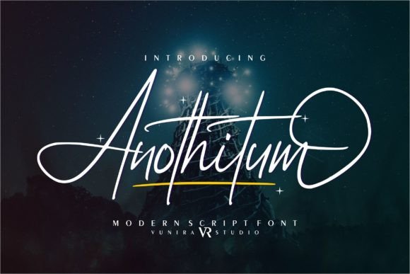 Anothitum: The Modern Script Font for Scroll-Stopping Brand Content
