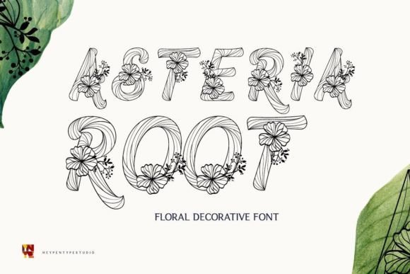 Asteria Root: A Premium Decorative Typeface for Elegant Branding