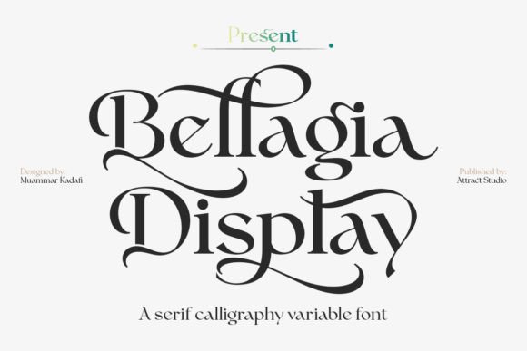 Bellagia Display: The Ultimate Serif Font Download