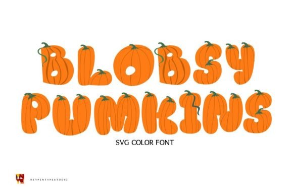 Blobsy Pumpkins: The Vibrant Display Font for Modern Web Projects
