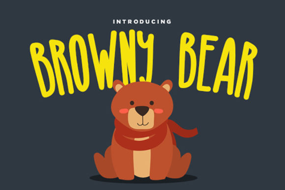 Browny Bear: The Fun Display Font for Scroll-Stopping Visuals