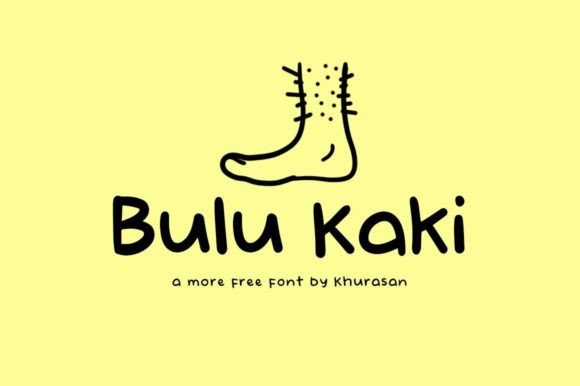 Bulu Kaki: A Modern Handwritten Typeface for Editorial Design