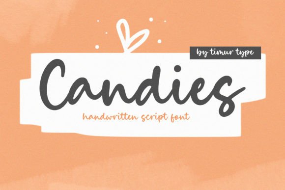 Candies Handwritten Font for Branding and Packaging Design