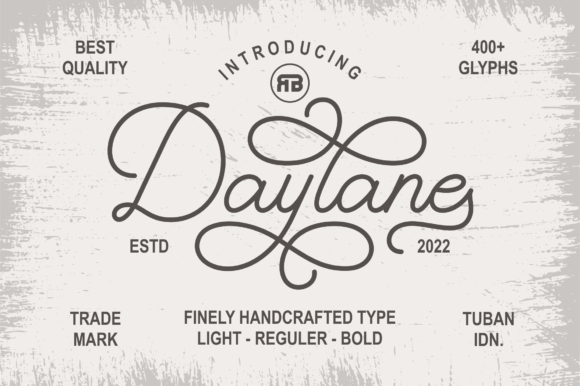 Daylane: The Modern Monoline Script Font for Digital Branding