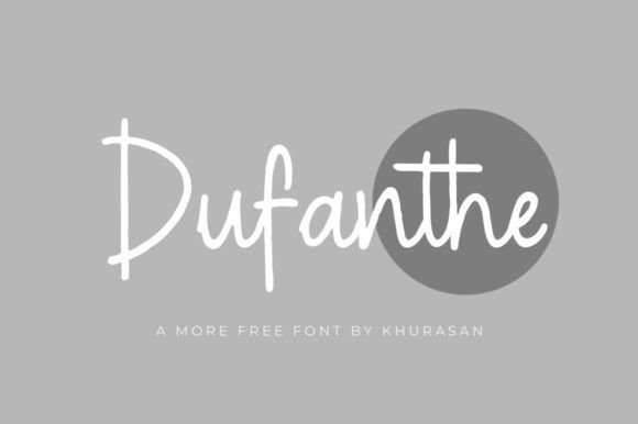 Dufanthe: A Modern Script Calligraphy Font for Unique Branding Projects