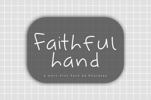 Faithful Hand: A Modern Quirky Handwritten Typeface for Editorial Design