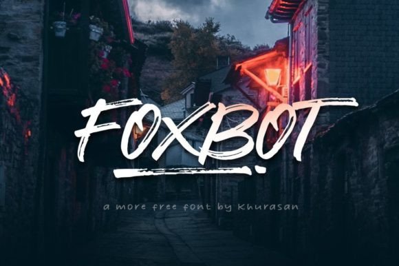 Foxbot Brushed Handwritten Font for Modern Web Design