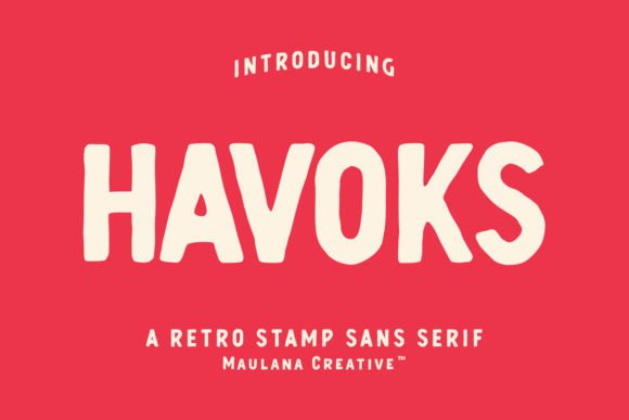 Havoks: The Retro Sans Serif Font That Brings Your Brand to Life