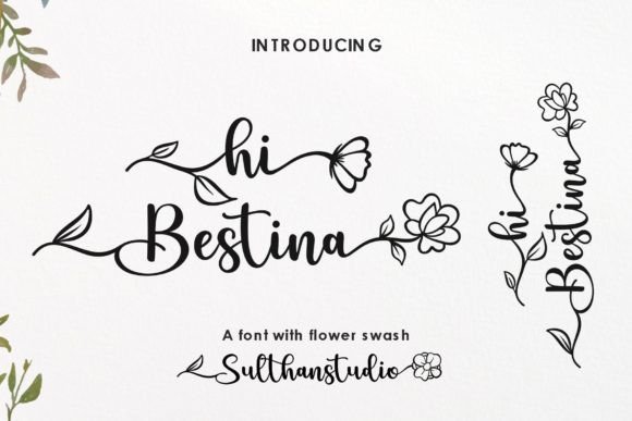 Hi Bestina: The Handwritten Decorative Font for Scroll-Stopping Visuals
