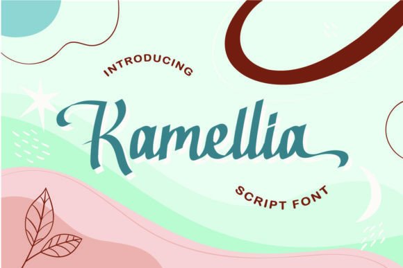 Kamellia: A Modern Script Font for Editorial Design