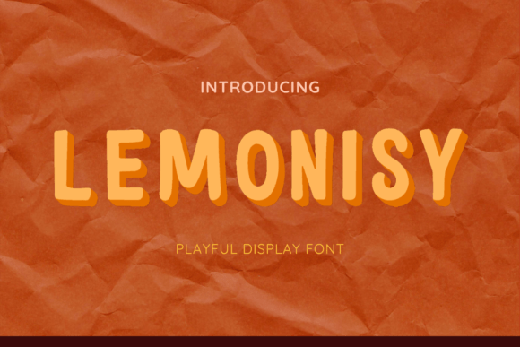 Lemonisy: The Playful Color Font for Creative Makers