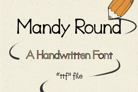 Mandy Round: A Versatile Handwritten Typeface for Modern Brands