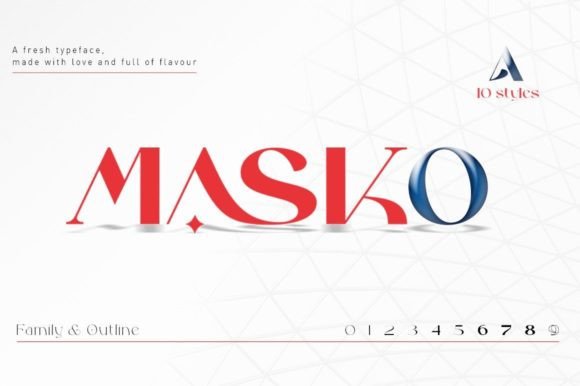 Masko: The Modern Sans Serif Font for Polished Branding