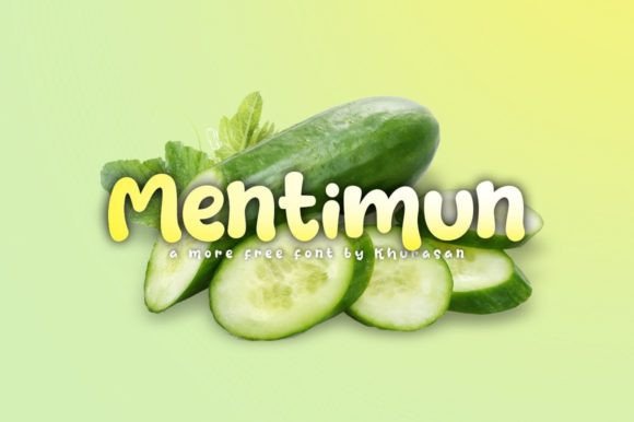 Mentimun: A Modern Script Handwritten Typeface for Editorial Design