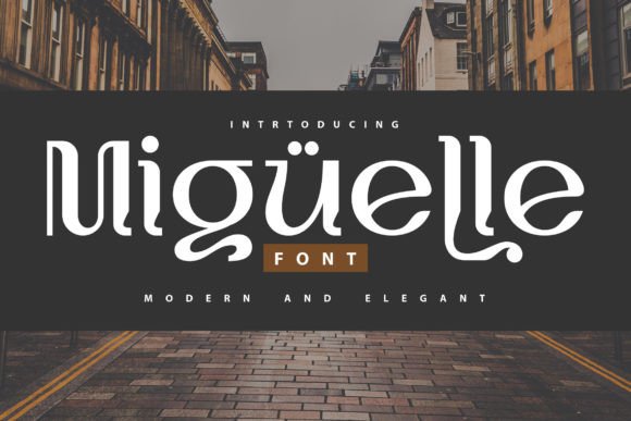 Miguelle: A Modern Slab Serif Typeface for Digital Design