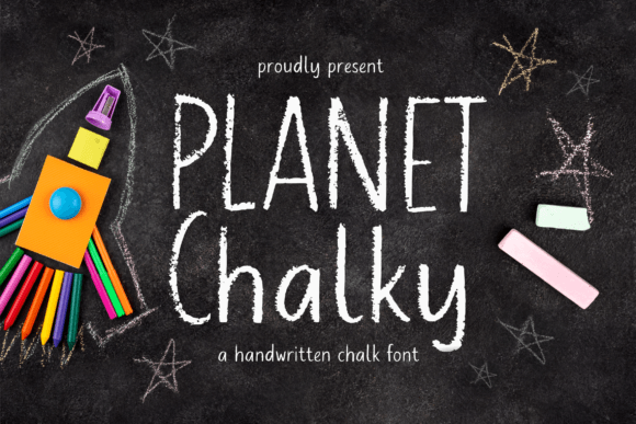 Planet Chalky: The Handwritten Display Font for Bold Campaigns