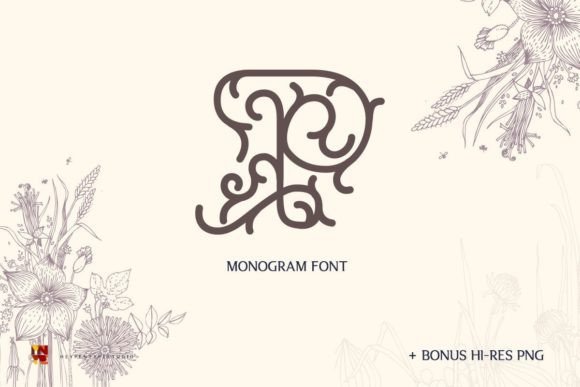 Prunellia Monogram: The Perfect Victorian Font for Elegant Crafts