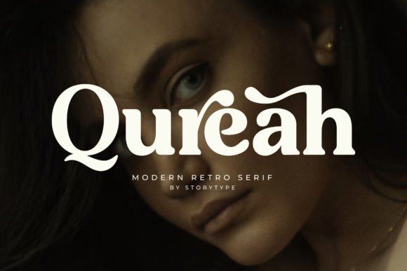 Qureah: The Elegant Serif Font for Chic Digital Branding