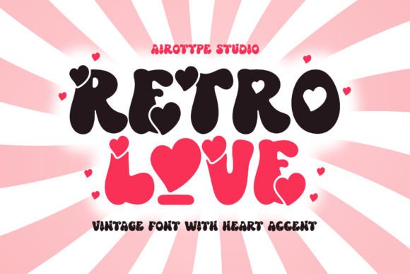 Retro Love Typeface Review: Vintage Bubble Font for Editorial Design