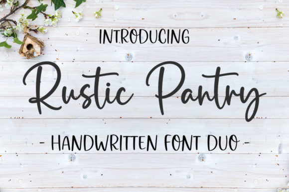 Rustic Pantry: A Delicate Script Handwritten Font for Editorial Design