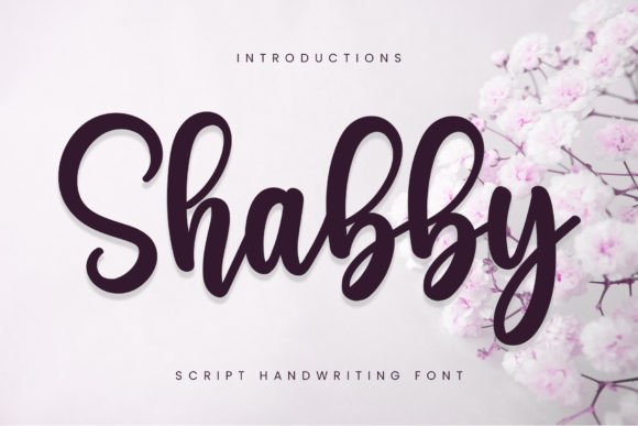 Shabby: A Sweet Script Handwritten Font for Creative Makers