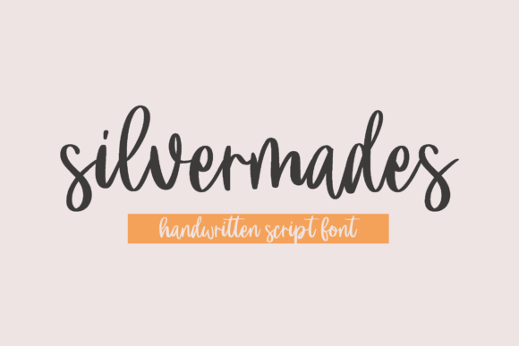 Silvermades: A Romantic Script Typeface for Editorial Design