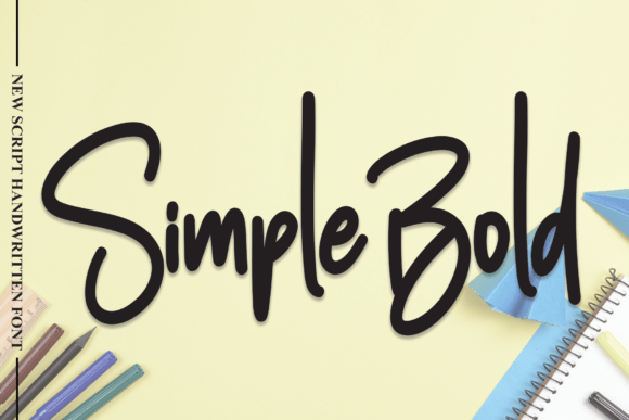 Simple Bold: A Handwritten Typeface for Modern Web Design