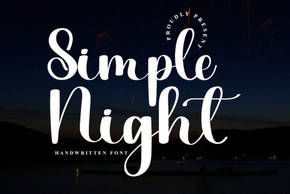 Simple Night: A Versatile Script Handwritten Font for Modern Branding