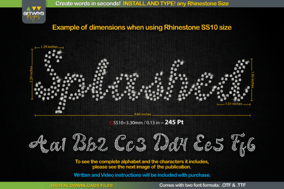 Splashed: The Rhinestone Script Font for Polished Branding