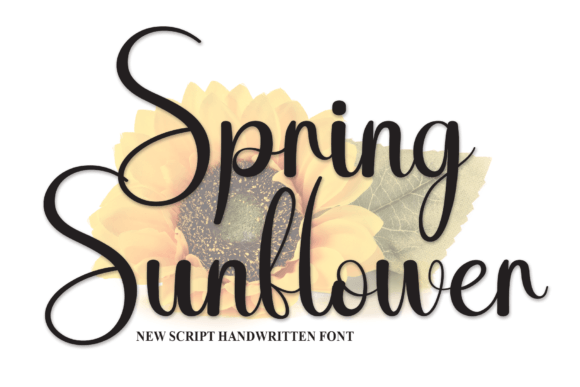 Spring Sunflower: A Handwritten Typeface for Modern Web Design