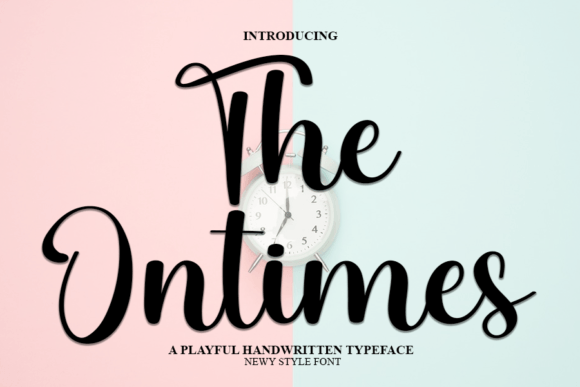 The Ontimes: A Delicate Handwritten Font for Modern Web Design