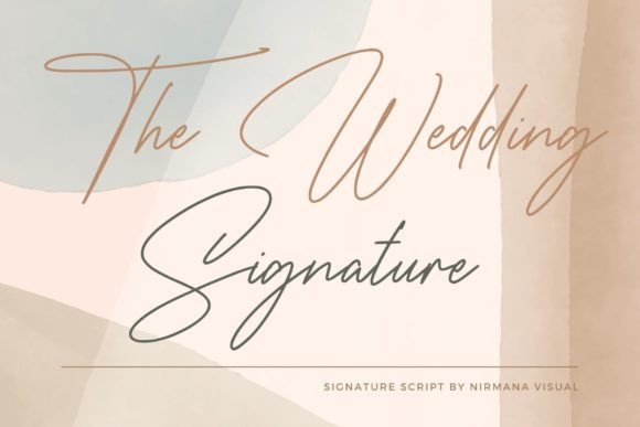 The Wedding Signature Font for Elegant Web Design