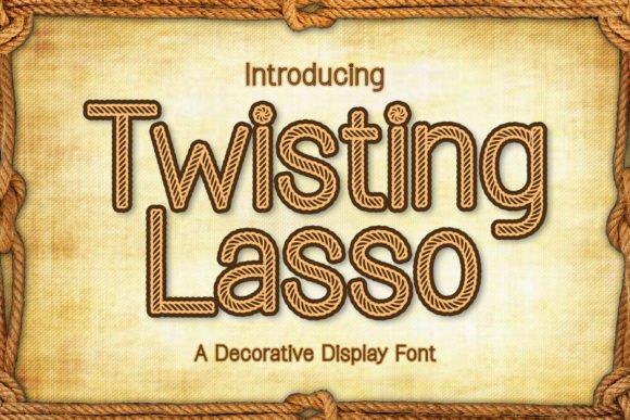 Twisting Lasso: The Decorative Display Font for Bold Branding