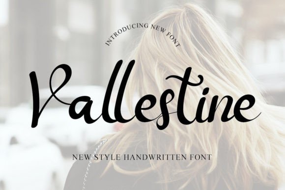 Vallestine: The Sweet Script Handwritten Font for Editorial Design