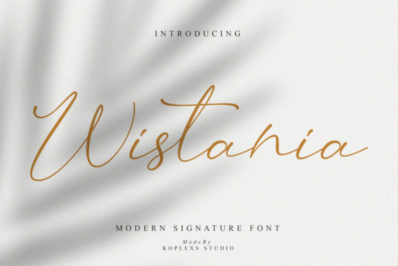 Wistania: The Handwritten Typeface for Heartfelt Campaigns